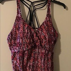 Swim top Pink Multi